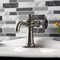 Kingston Brass KSD354RKXVN Single-Handle Bathroom Faucet with Push Pop-Up, Black Stainless KSD354RKXVN - alternate 2